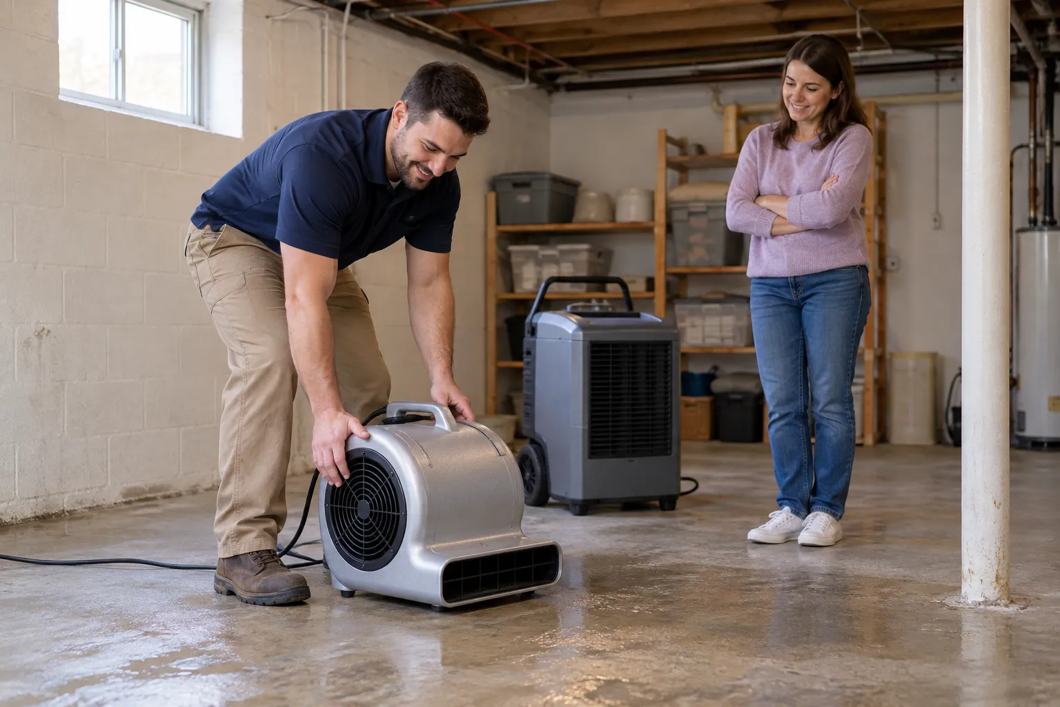 Water Extraction & Structural Drying in Wilmington, NC